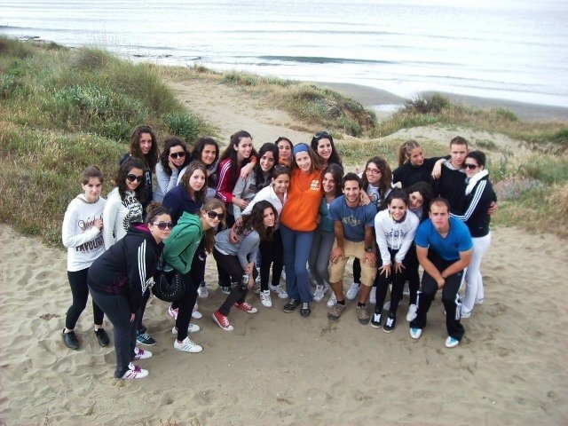 monitores y alumnos